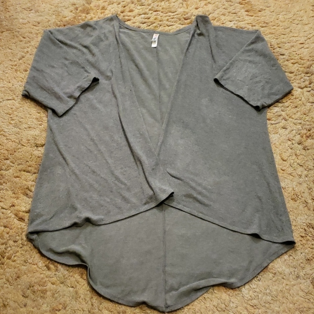 NWOT grey 3/4 sleeve cardi